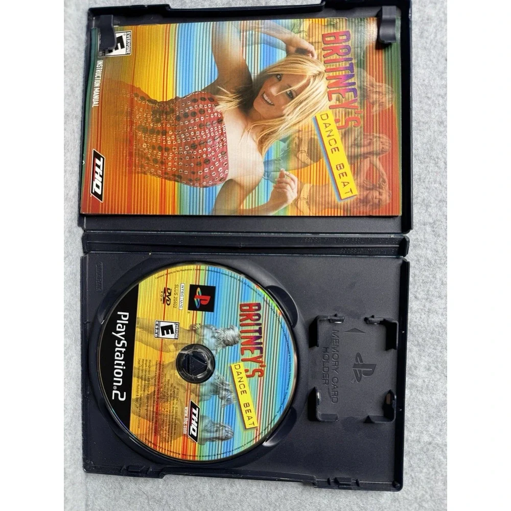 BRITNEY'S SPEARS DANCE BEAT (Sony PlayStation 2) PS2 GAME COMPLETE BLACK LABEL